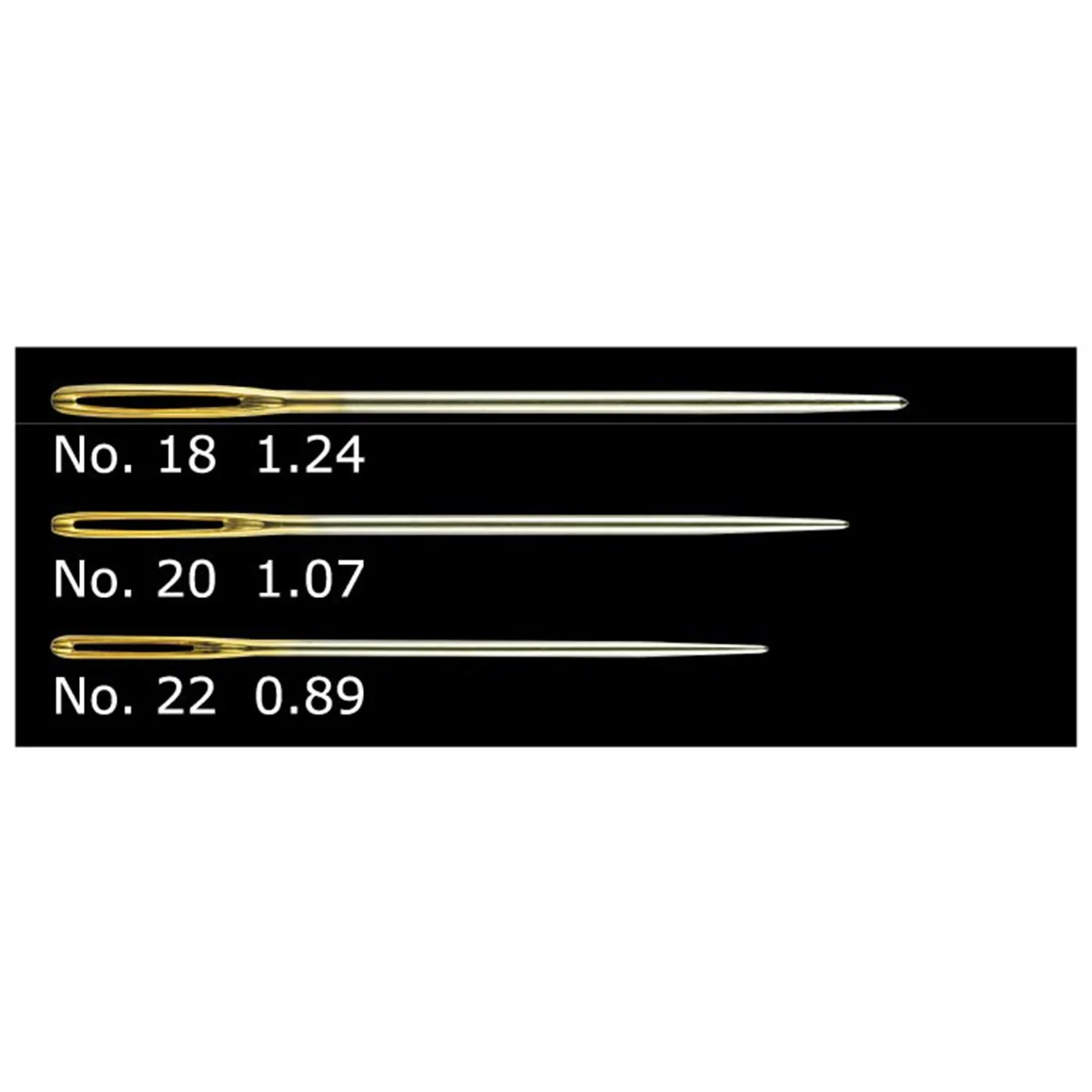 Gold Eye Tapestry Needle (No. 18-22) - Image 2