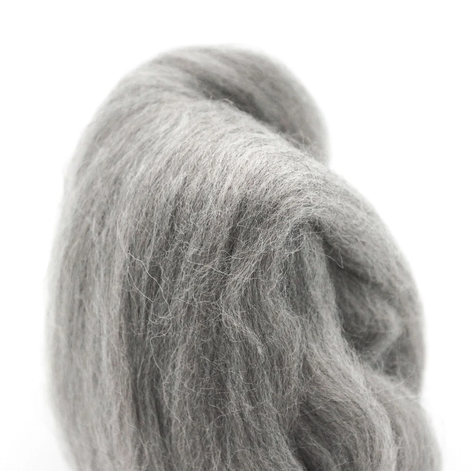 Natural Wool Roving (Ash) - Image 4