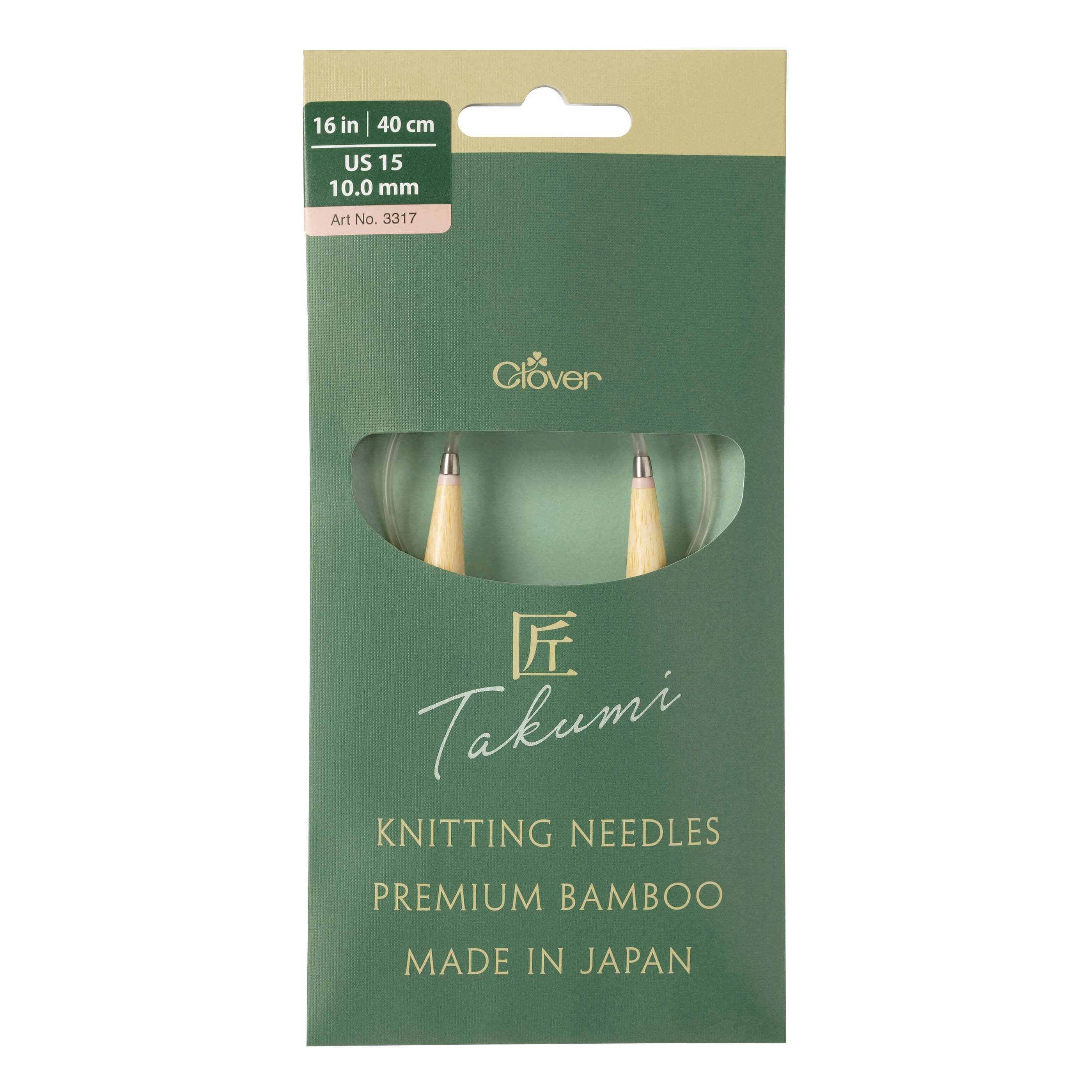 PRO "Takumi" Circular Knitting Needle 16in. No.15 (10.0mm)