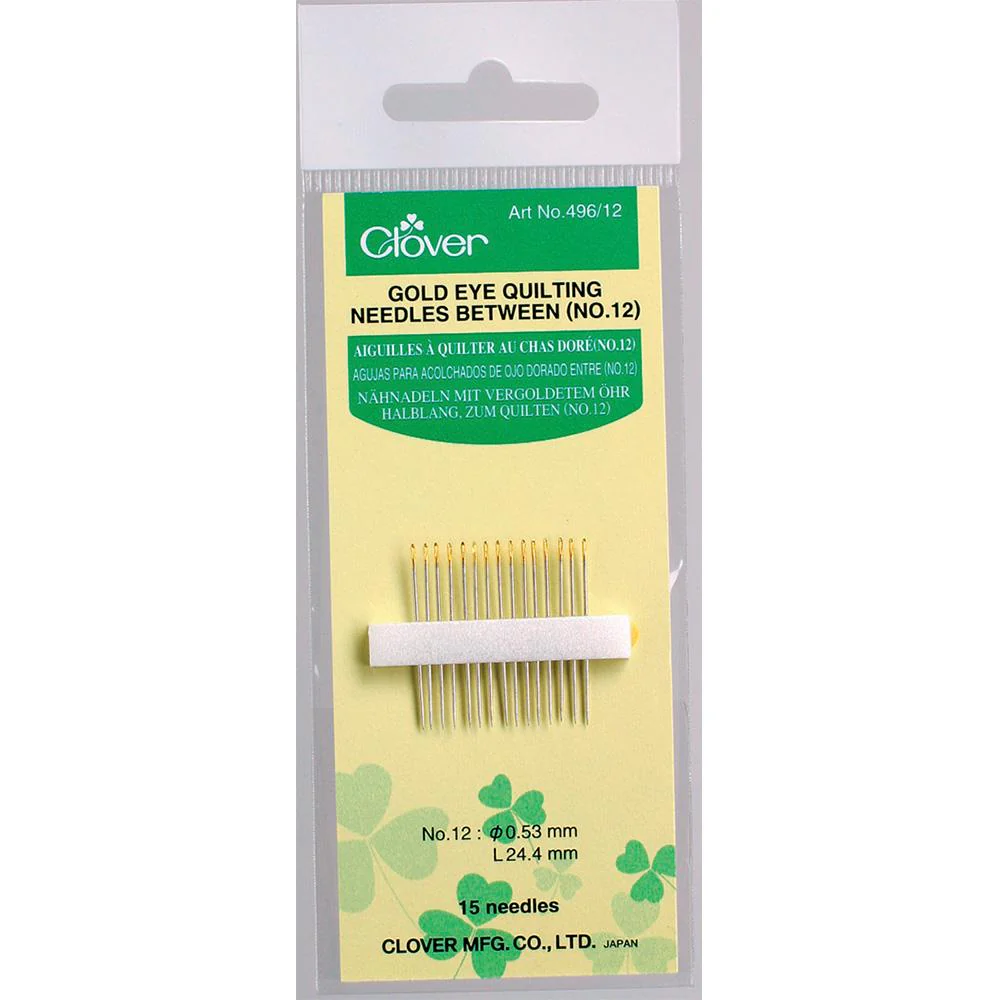 Gold Eye Quilting Needles Between (No. 12)