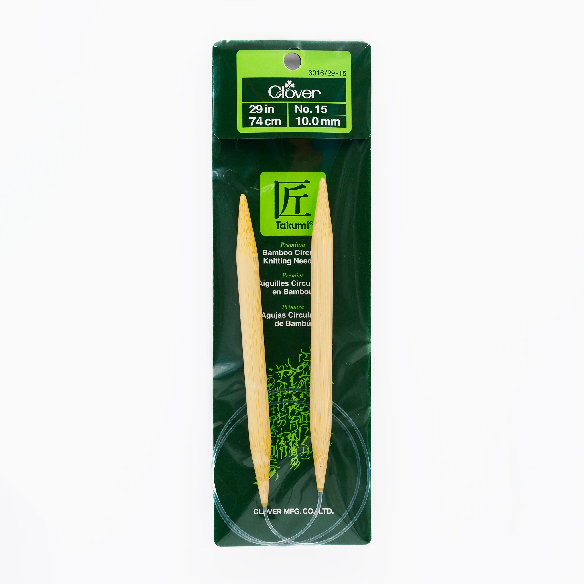 Takumi Bamboo Knitting Needles Circular 29" No. 15 (10.00mm)