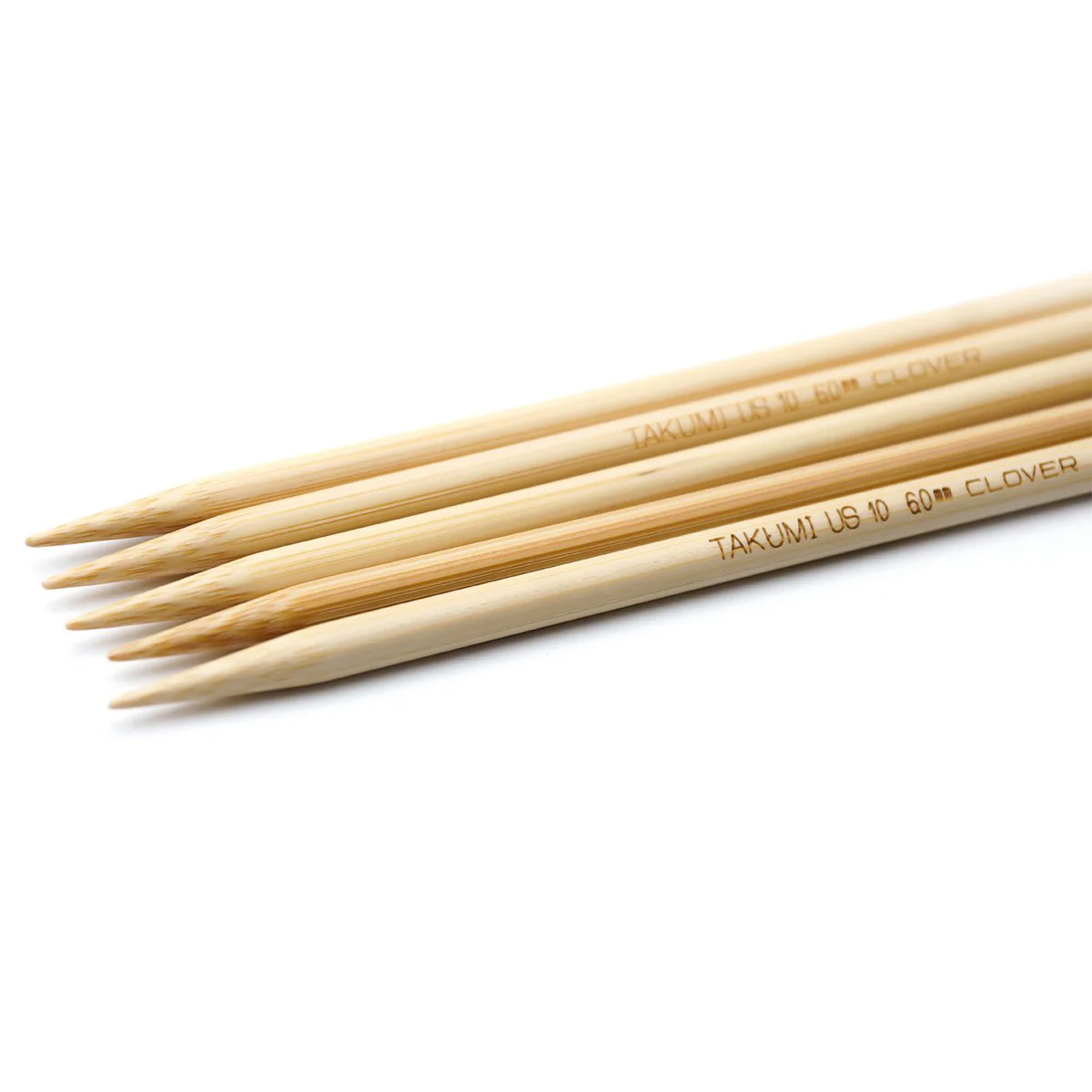 Takumi Bamboo Knitting Needles Double Pointed (7") No. 10 - Image 3