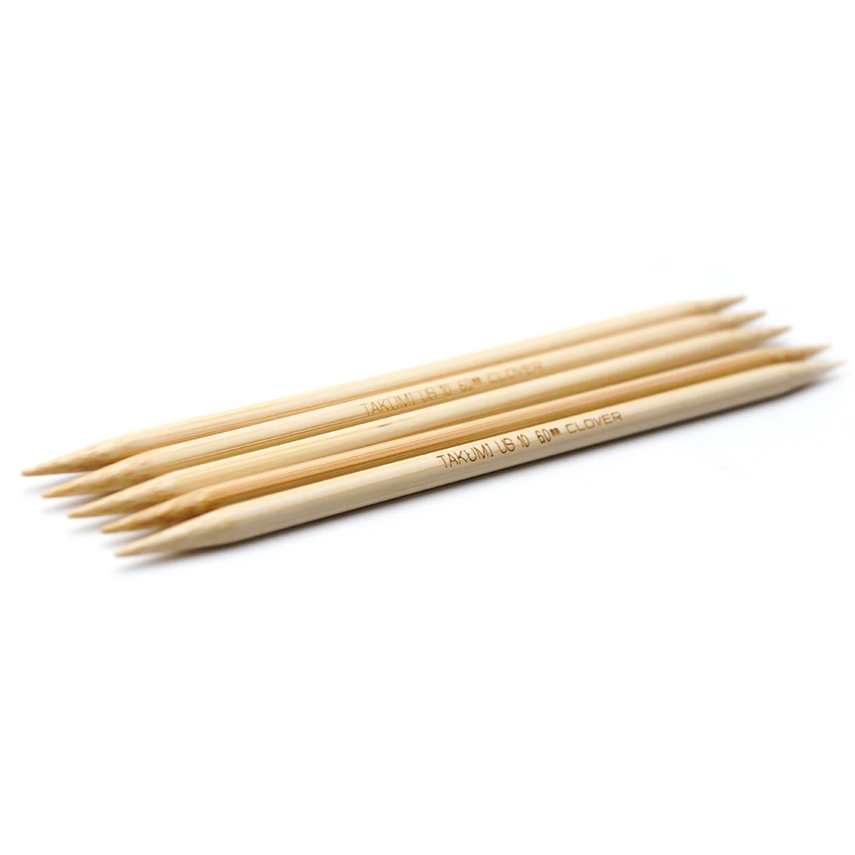 Takumi Bamboo Knitting Needles Double Pointed (7") No. 10 - Image 6