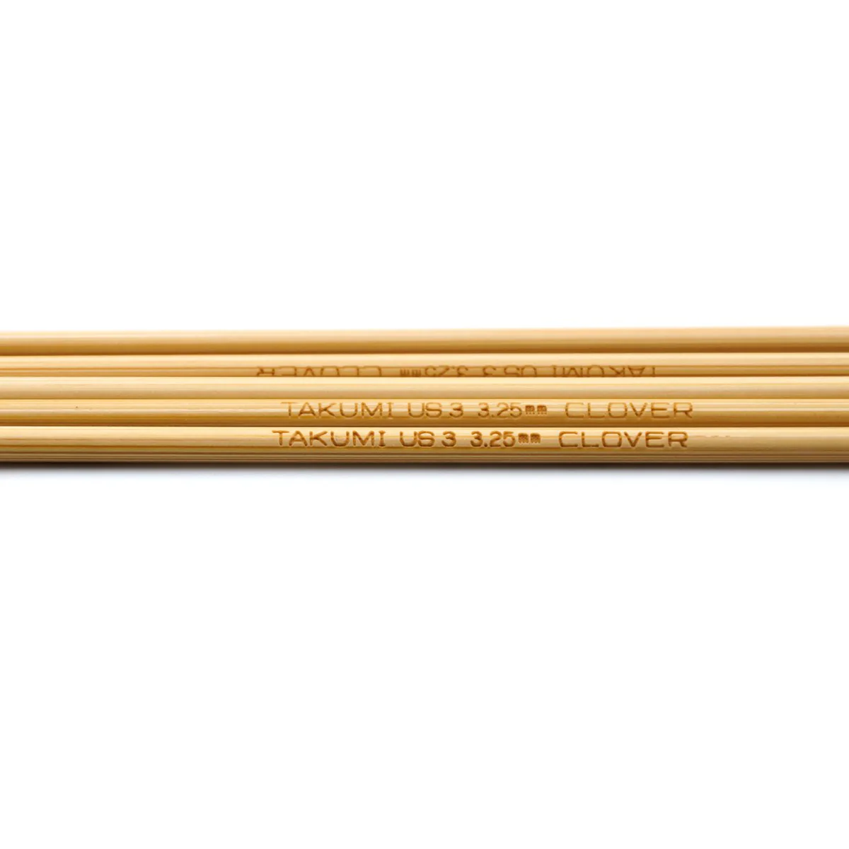 Takumi Bamboo Knitting Needles Double Pointed (7") No. 3 - Image 6