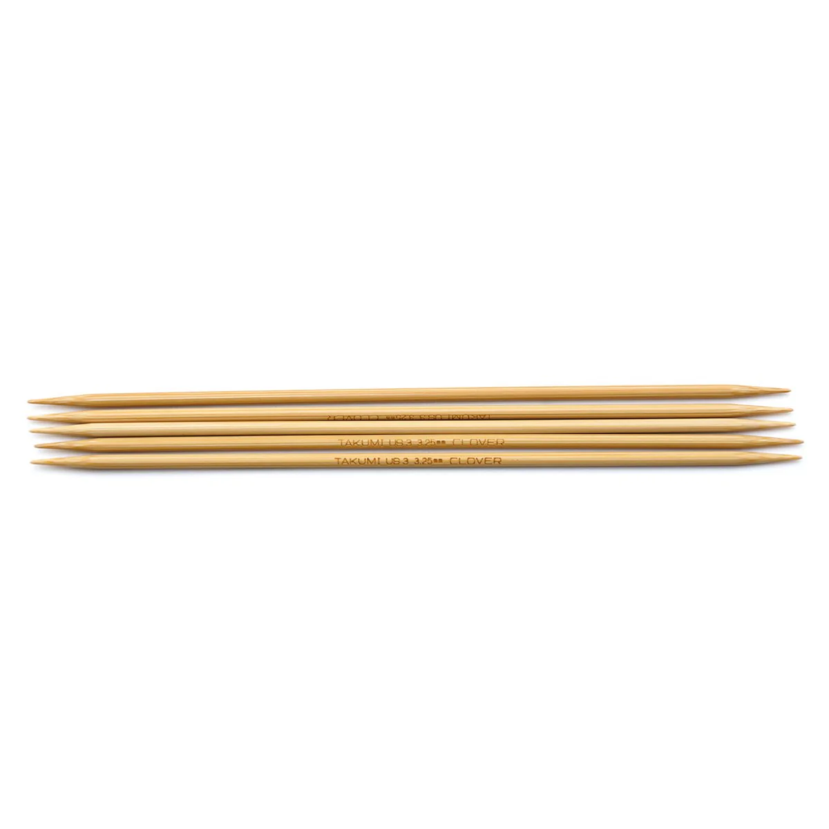 Takumi Bamboo Knitting Needles Double Pointed (7") No. 3 - Image 7