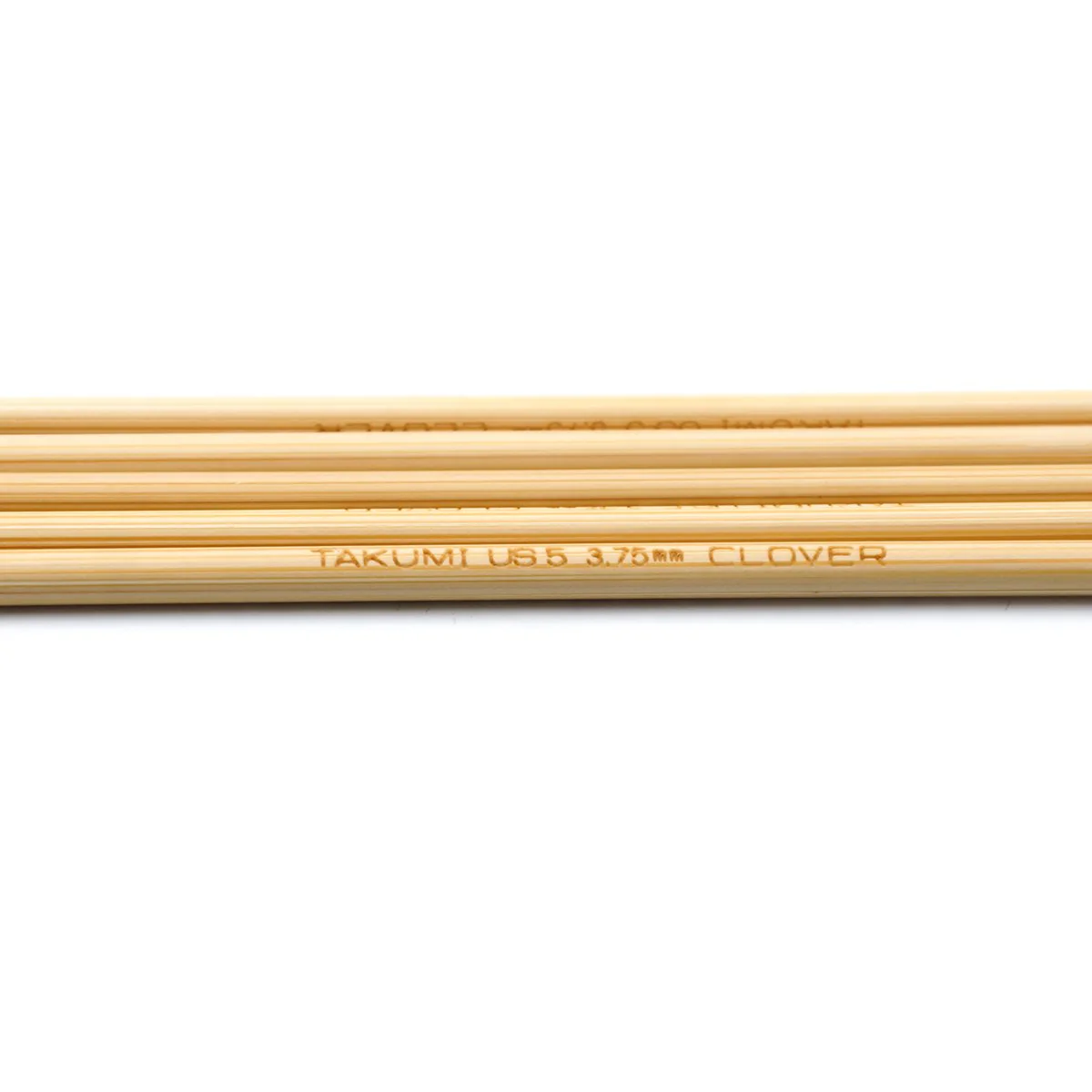 Takumi Bamboo Knitting Needles Double Pointed (7") No. 5 - Image 5
