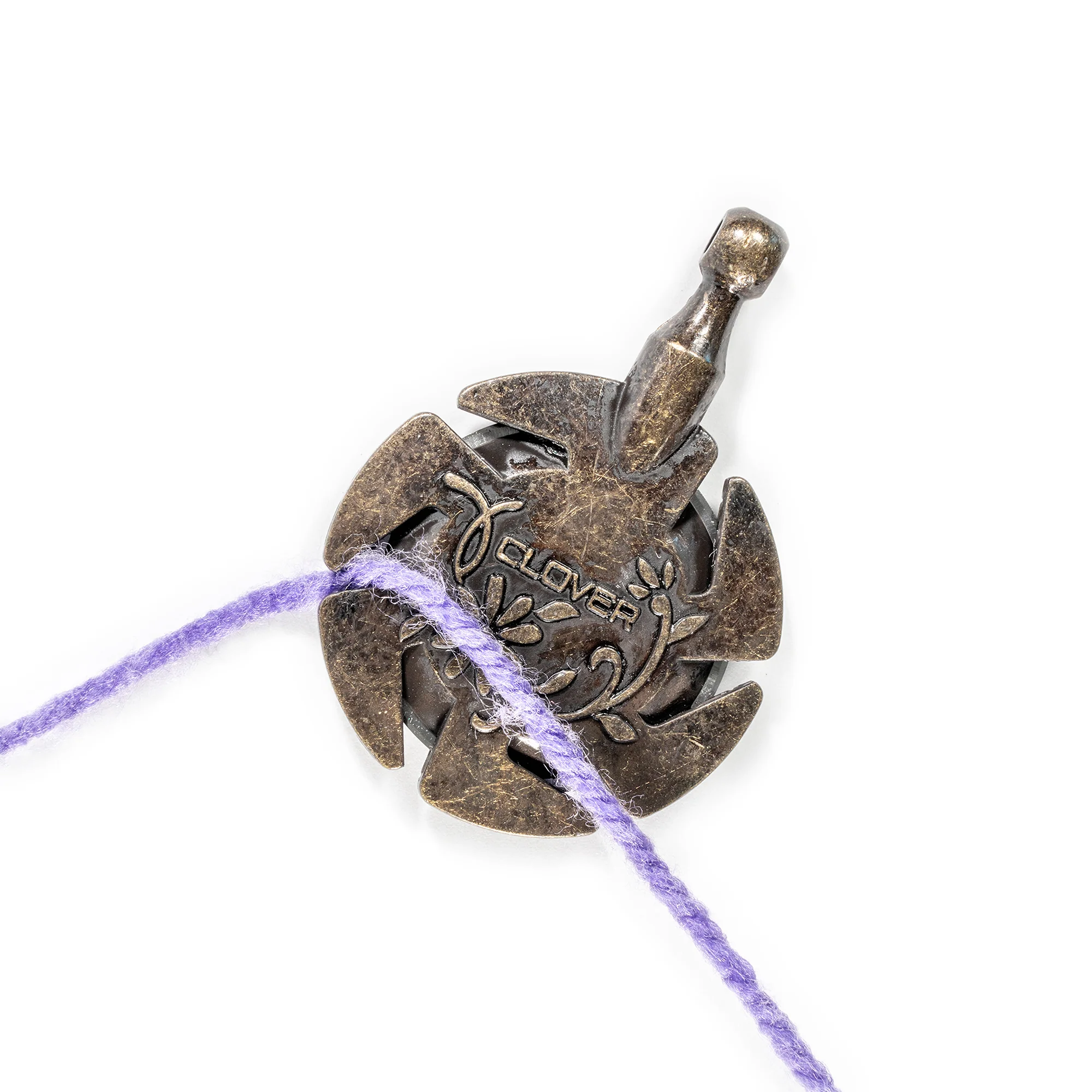 Yarn Cutter Pendant (Antique Gold) - Image 3